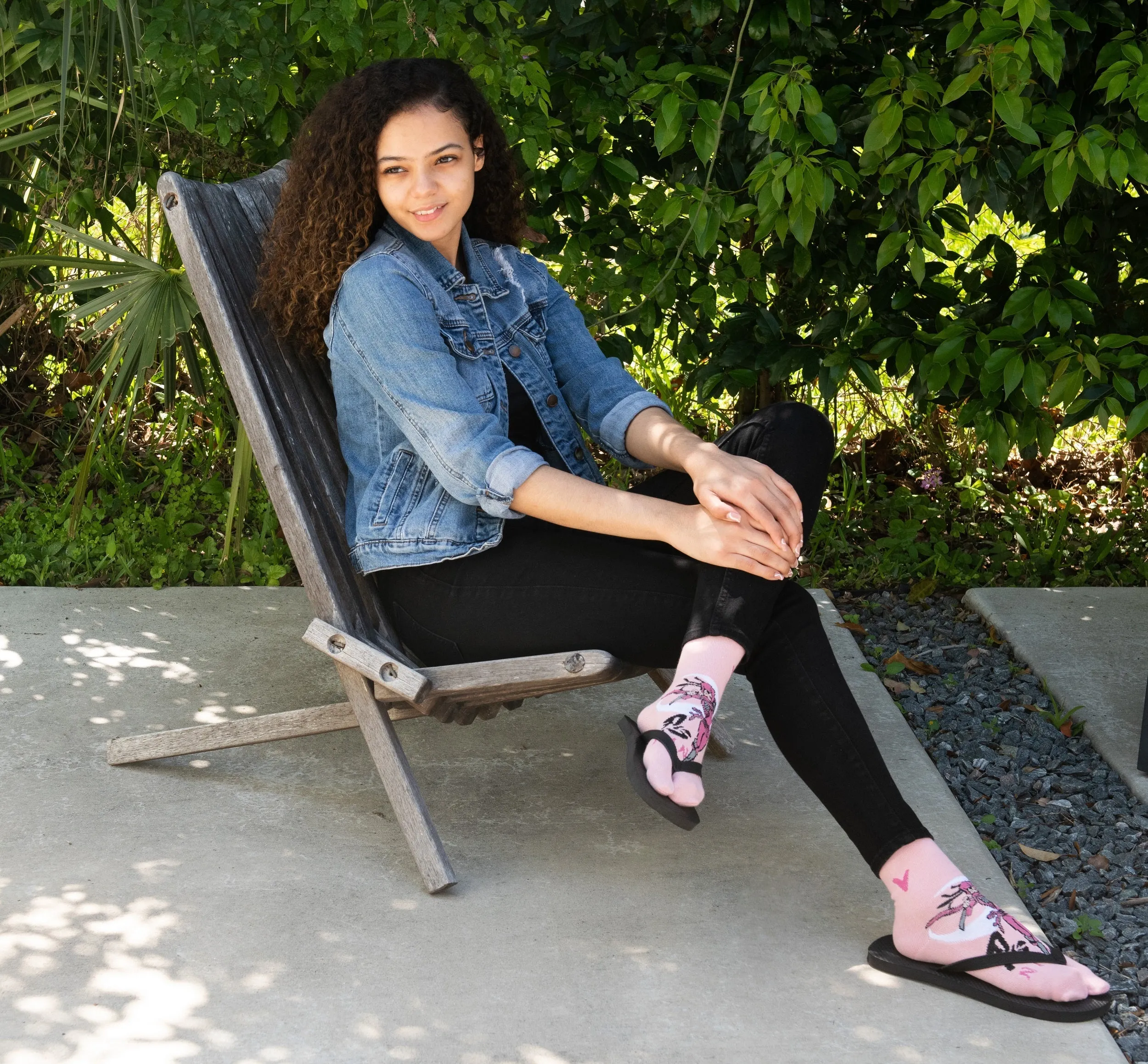 3 Pairs - V-Toe Split Toe Socks Big Toe Tabi Black Ninja, Pink Ninja and Sushi Crew by V-Toe Socks, Inc