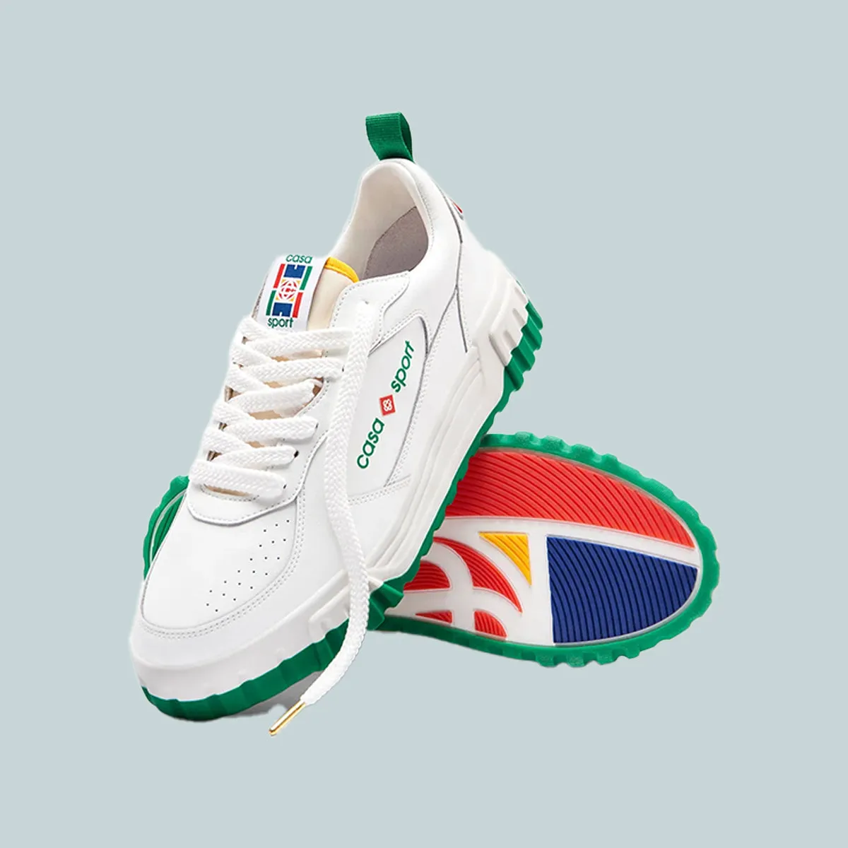 Court Sneaker White/Green