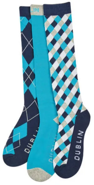 Dublin Diamond 3-Pack Socks
