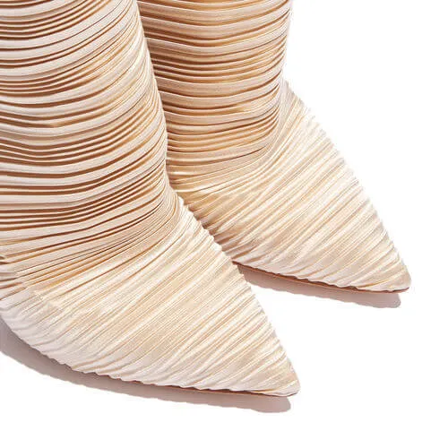 Fashion Stretch Pointed Toe High Heel Over Knee Boots