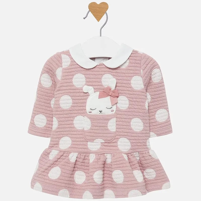 Girls Kitty Face Textured Sheer White Tights