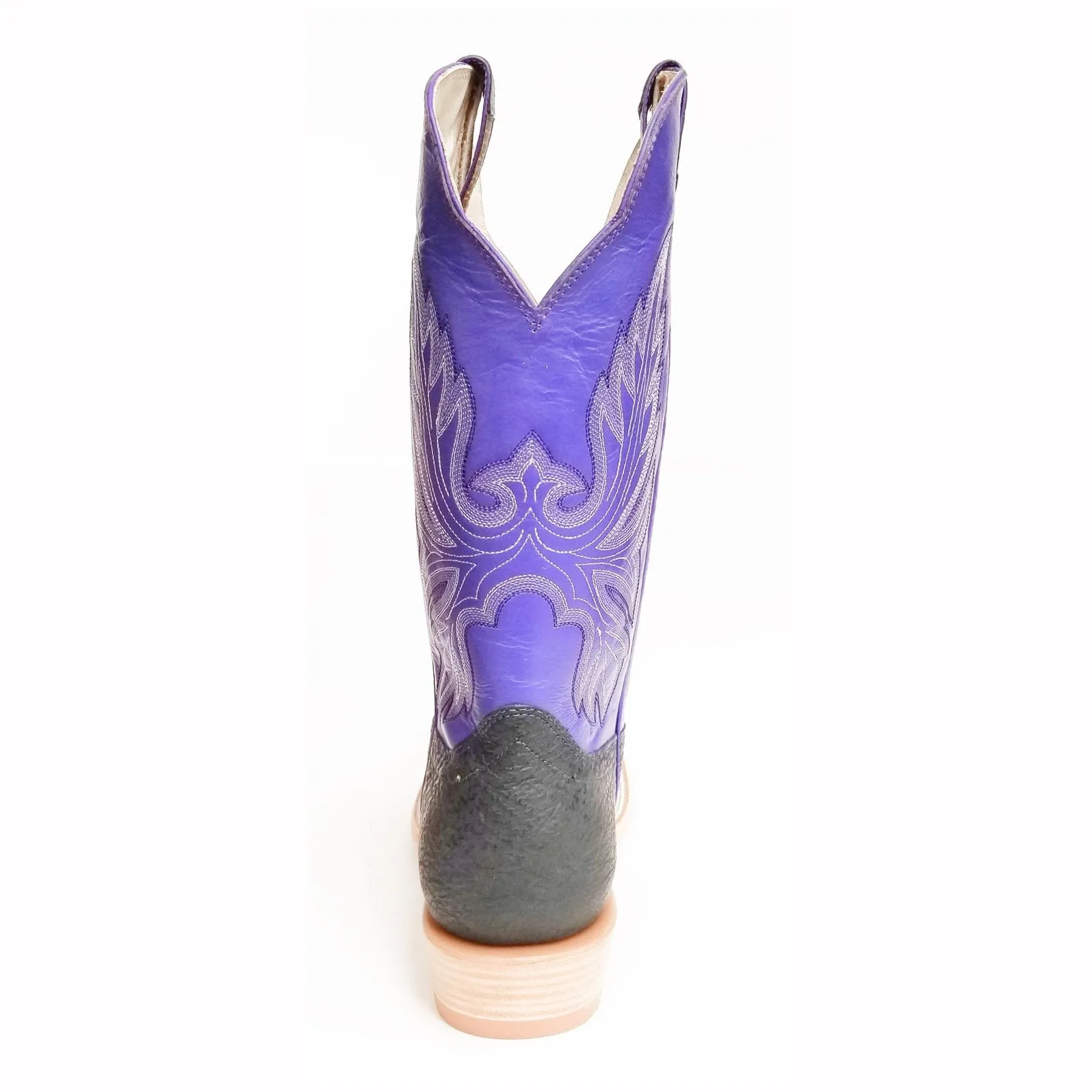 Hondo Men's Cowboy Boots 13" Exotic Shark Grape Volcano