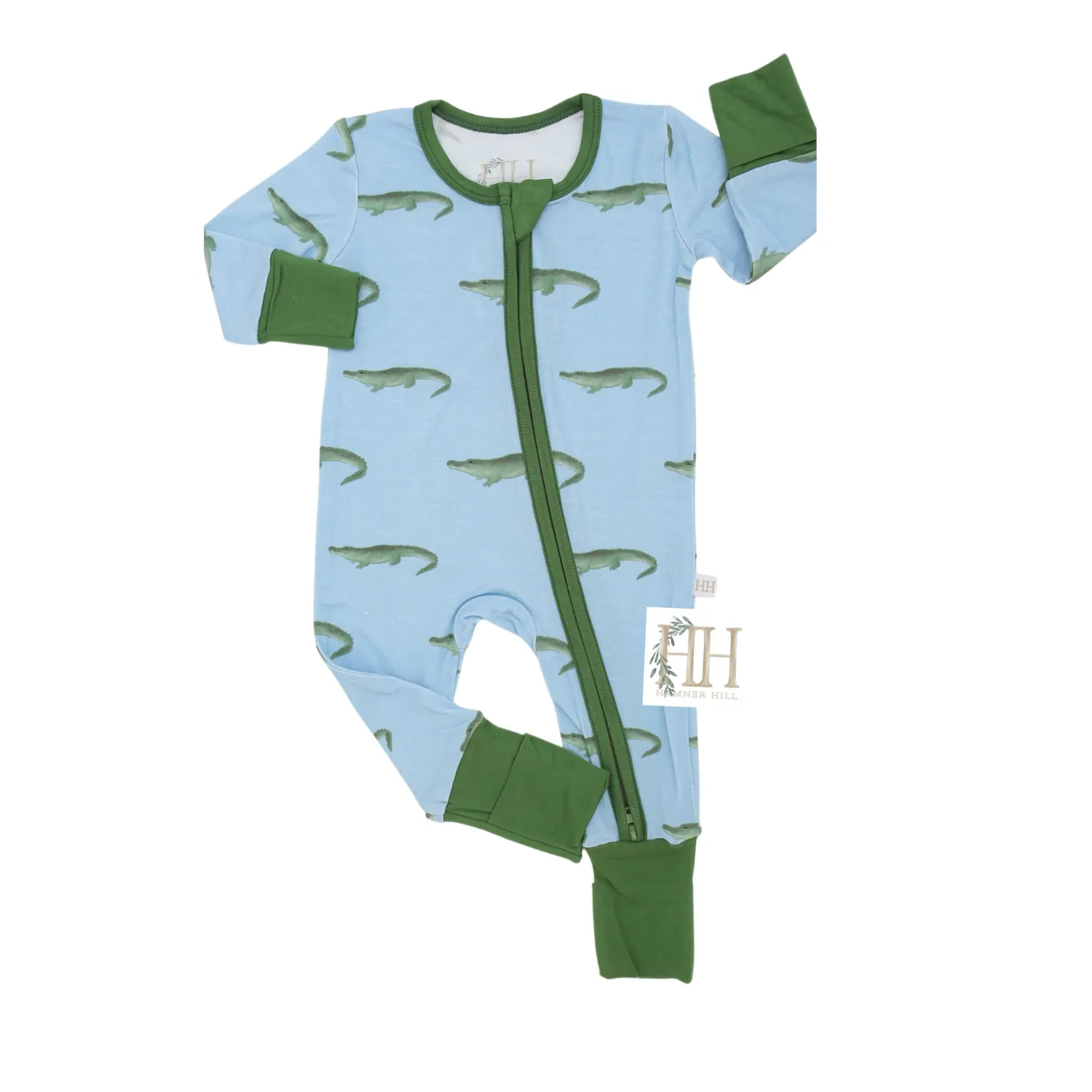 Later Gator Double Zipper Romper