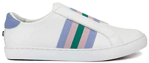 LONDON FOG Womens Slip-on Fashion Sneaker Casual Shoes -Briton Periwinkle 8