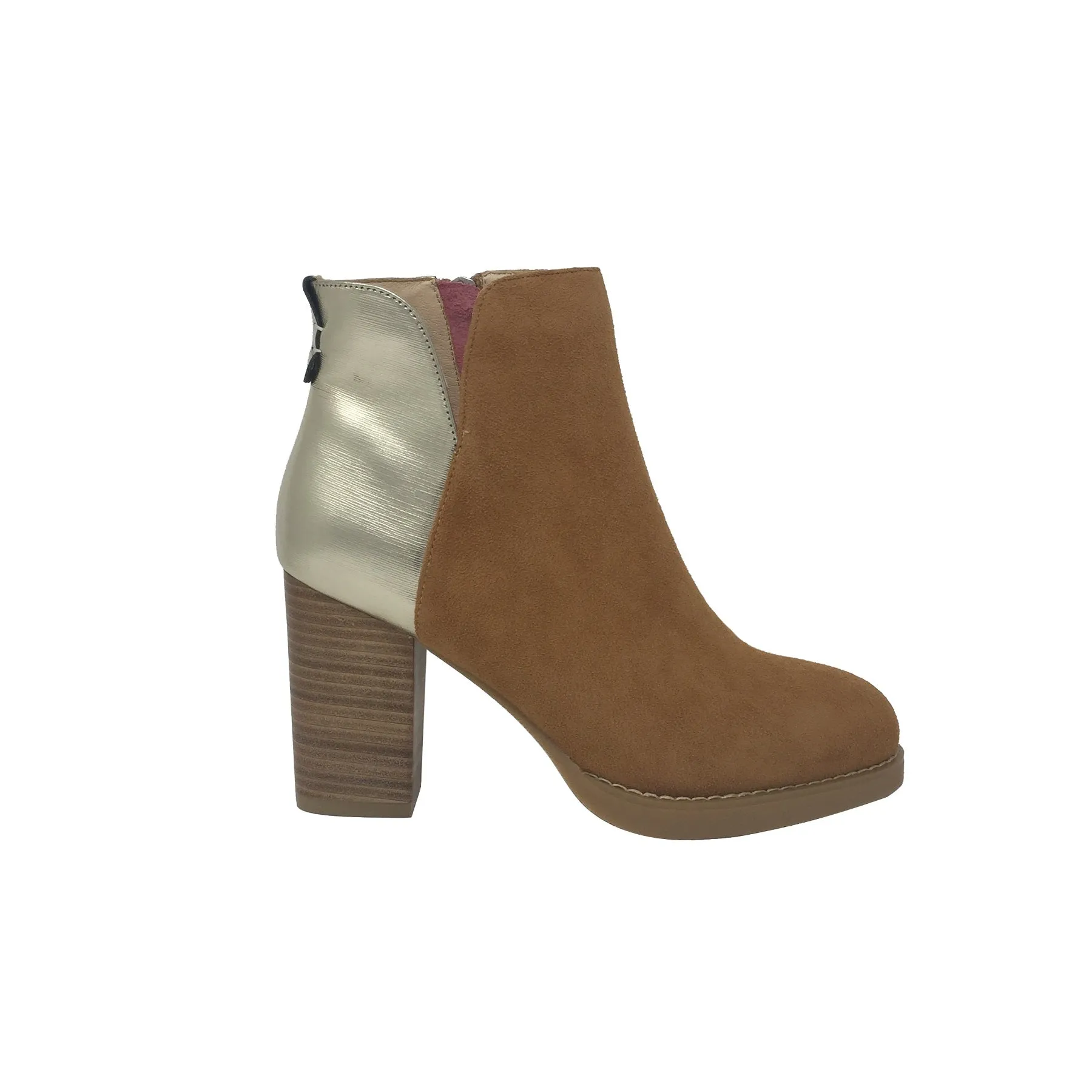Nolita Leather Boots Sand Gold