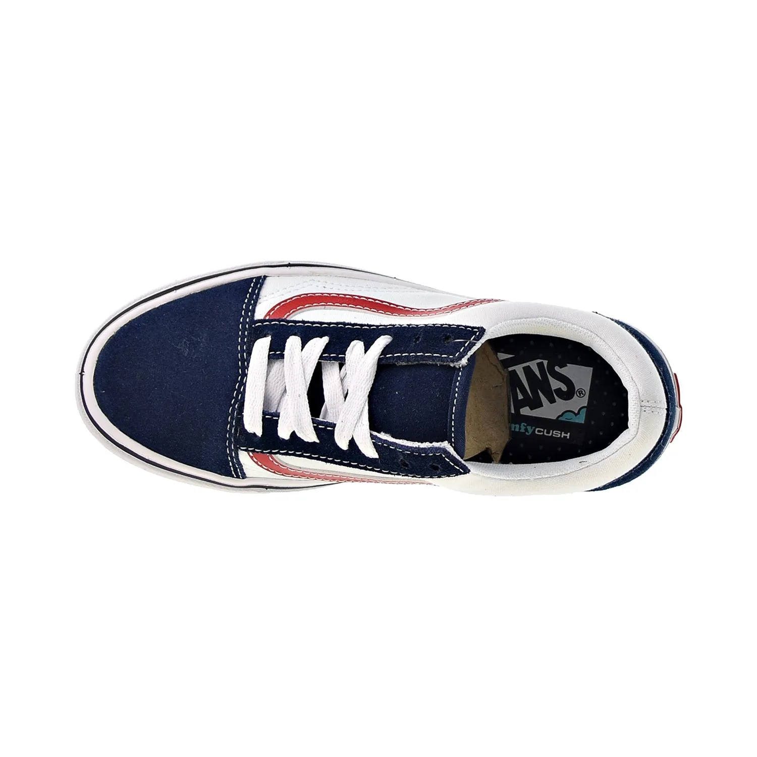 Vans ComfyCush Old Skool Men's Shoes Dress Blues-White